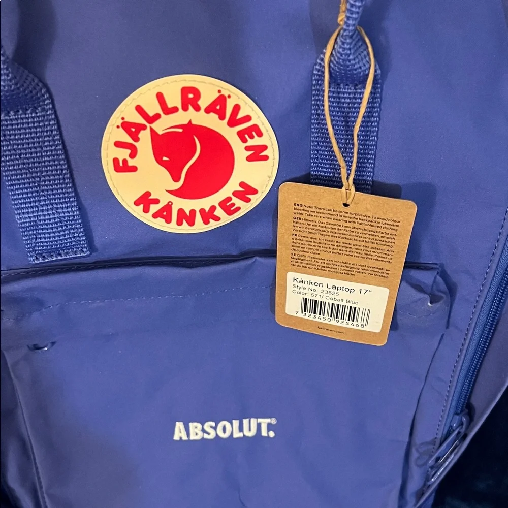 Fjallraven Kånken Deep Blue Backpack - Picture 2 of 8